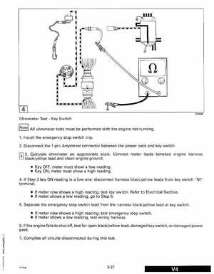 1992 Johnson Evinrude "EN" 90 deg. Cross V Service Manual, P/N 508145, Page 119