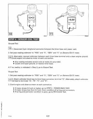 1992 Johnson Evinrude "EN" 90 deg. Cross V Service Manual, P/N 508145, Page 123