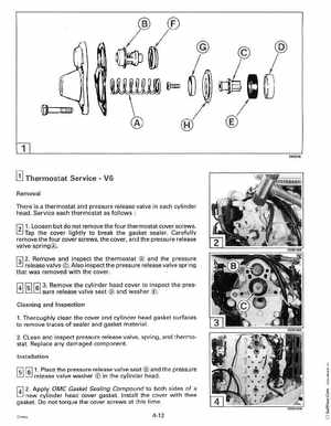 1992 Johnson Evinrude "EN" 90 deg. Cross V Service Manual, P/N 508145, Page 164