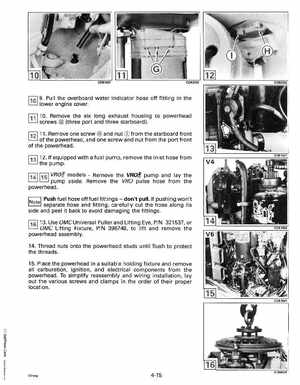 1992 Johnson Evinrude "EN" 90 deg. Cross V Service Manual, P/N 508145, Page 167