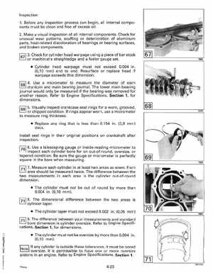 1992 Johnson Evinrude "EN" 90 deg. Cross V Service Manual, P/N 508145, Page 175