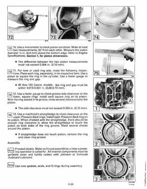 1992 Johnson Evinrude "EN" 90 deg. Cross V Service Manual, P/N 508145, Page 176