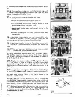 1992 Johnson Evinrude "EN" 90 deg. Cross V Service Manual, P/N 508145, Page 181