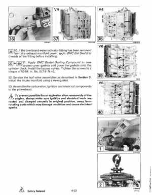 1992 Johnson Evinrude "EN" 90 deg. Cross V Service Manual, P/N 508145, Page 184