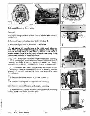 1992 Johnson Evinrude "EN" 90 deg. Cross V Service Manual, P/N 508145, Page 204