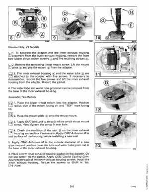 1992 Johnson Evinrude "EN" 90 deg. Cross V Service Manual, P/N 508145, Page 205