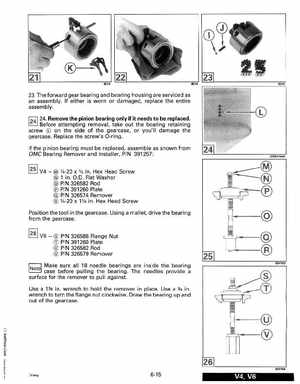 1992 Johnson Evinrude "EN" 90 deg. Cross V Service Manual, P/N 508145, Page 239