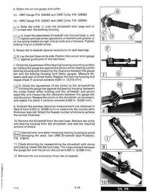 1992 Johnson Evinrude "EN" 90 deg. Cross V Service Manual, P/N 508145, Page 243