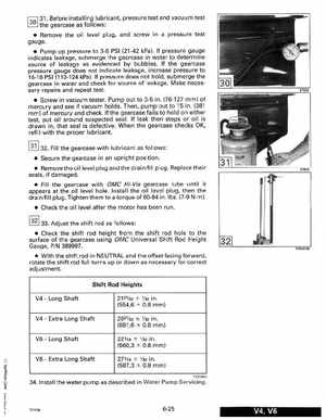 1992 Johnson Evinrude "EN" 90 deg. Cross V Service Manual, P/N 508145, Page 249