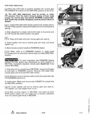 1992 Johnson Evinrude "EN" 90 deg. Cross V Service Manual, P/N 508145, Page 264