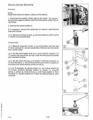 1992 Johnson Evinrude "EN" 90 deg. Cross V Service Manual, P/N 508145, Page 281