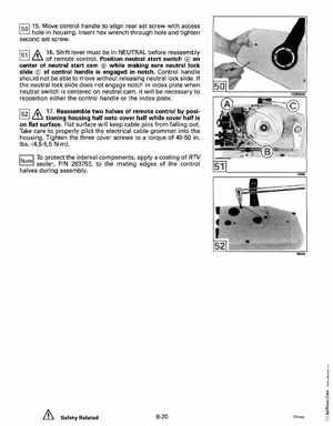 1992 Johnson Evinrude "EN" 90 deg. Cross V Service Manual, P/N 508145, Page 314