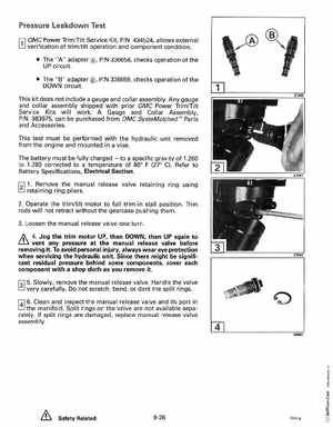 1992 Johnson Evinrude "EN" 90 deg. Cross V Service Manual, P/N 508145, Page 343