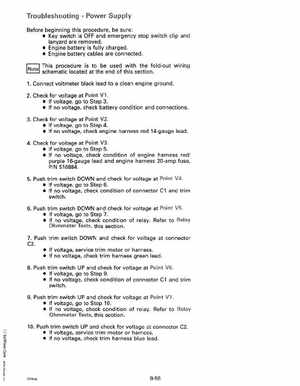 1992 Johnson Evinrude "EN" 90 deg. Cross V Service Manual, P/N 508145, Page 372