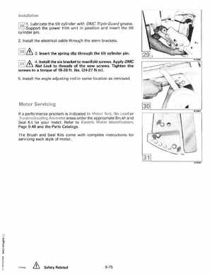 1992 Johnson Evinrude "EN" 90 deg. Cross V Service Manual, P/N 508145, Page 392