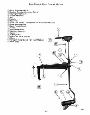 1992 Johnson Evinrude "EN" Electric Outboards Service Manual, P/N 508140, Page 15