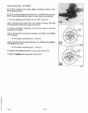 1992 Johnson Evinrude "EN" Electric Outboards Service Manual, P/N 508140, Page 41