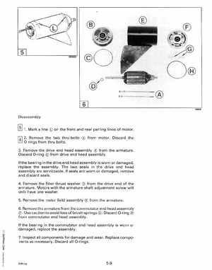 1992 Johnson Evinrude "EN" Electric Outboards Service Manual, P/N 508140, Page 92