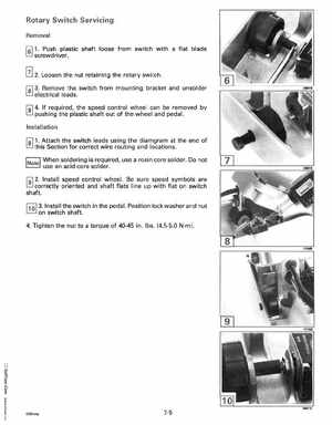 1992 Johnson Evinrude "EN" Electric Outboards Service Manual, P/N 508140, Page 109