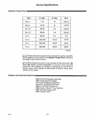 1993 Johnson Evinrude "ET" 2 thru 8 Service Manual, P/N 508281, Page 9