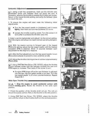 1993 Johnson Evinrude "ET" 2 thru 8 Service Manual, P/N 508281, Page 49