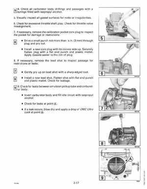 1993 Johnson Evinrude "ET" 2 thru 8 Service Manual, P/N 508281, Page 73