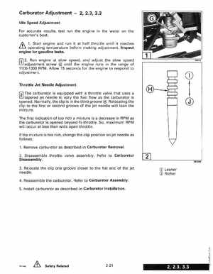 1993 Johnson Evinrude "ET" 2 thru 8 Service Manual, P/N 508281, Page 77
