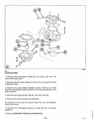 1993 Johnson Evinrude "ET" 2 thru 8 Service Manual, P/N 508281, Page 86