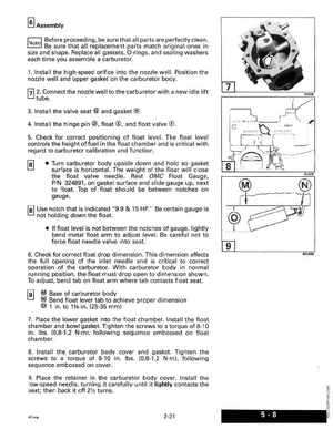 1993 Johnson Evinrude "ET" 2 thru 8 Service Manual, P/N 508281, Page 87