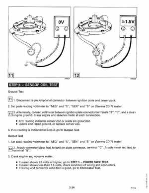 1993 Johnson Evinrude "ET" 2 thru 8 Service Manual, P/N 508281, Page 123