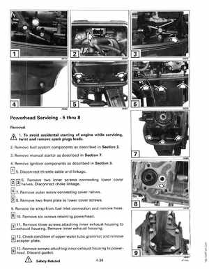 1993 Johnson Evinrude "ET" 2 thru 8 Service Manual, P/N 508281, Page 176