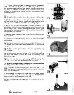 1993 Johnson Evinrude "ET" 2 thru 8 Service Manual, P/N 508281, Page 178