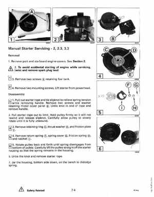 1993 Johnson Evinrude "ET" 2 thru 8 Service Manual, P/N 508281, Page 237