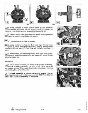 1993 Johnson Evinrude "ET" 2 thru 8 Service Manual, P/N 508281, Page 249
