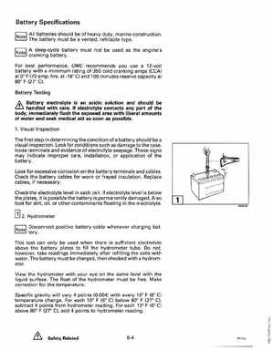 1993 Johnson Evinrude "ET" 2 thru 8 Service Manual, P/N 508281, Page 254