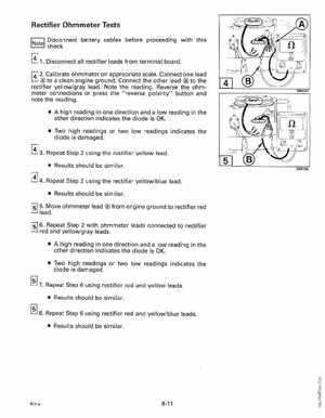 1993 Johnson Evinrude "ET" 2 thru 8 Service Manual, P/N 508281, Page 261
