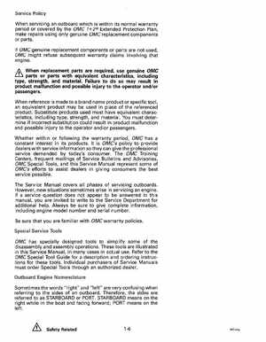 1993 Johnson Evinrude "ET" 40 thru 55 Service Manual, P/N 508283, Page 12