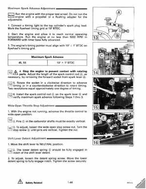 1993 Johnson Evinrude "ET" 40 thru 55 Service Manual, P/N 508283, Page 50