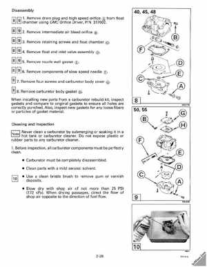 1993 Johnson Evinrude "ET" 40 thru 55 Service Manual, P/N 508283, Page 94
