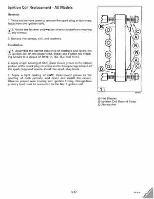 1993 Johnson Evinrude "ET" 40 thru 55 Service Manual, P/N 508283, Page 124