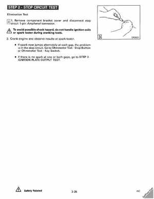 1993 Johnson Evinrude "ET" 40 thru 55 Service Manual, P/N 508283, Page 128