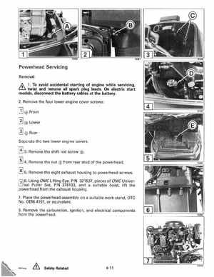 1993 Johnson Evinrude "ET" 40 thru 55 Service Manual, P/N 508283, Page 155