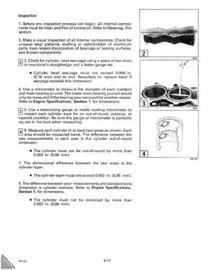 1993 Johnson Evinrude "ET" 40 thru 55 Service Manual, P/N 508283, Page 161