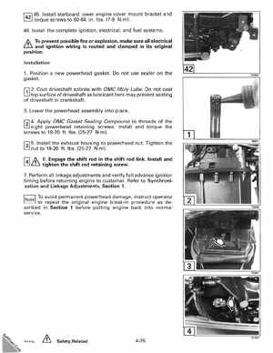 1993 Johnson Evinrude "ET" 40 thru 55 Service Manual, P/N 508283, Page 169