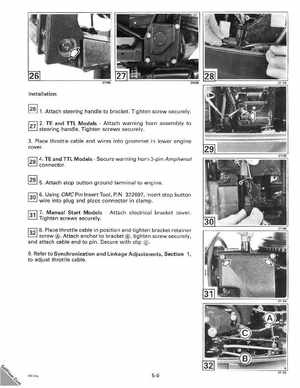 1993 Johnson Evinrude "ET" 40 thru 55 Service Manual, P/N 508283, Page 188