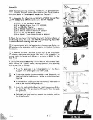 1993 Johnson Evinrude "ET" 40 thru 55 Service Manual, P/N 508283, Page 221