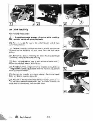 1993 Johnson Evinrude "ET" 40 thru 55 Service Manual, P/N 508283, Page 247