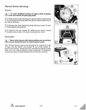 1993 Johnson Evinrude "ET" 40 thru 55 Service Manual, P/N 508283, Page 265