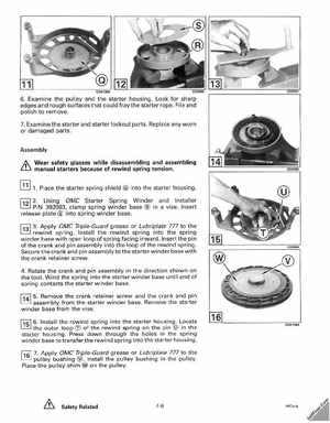 1993 Johnson Evinrude "ET" 40 thru 55 Service Manual, P/N 508283, Page 267
