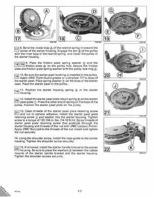 1993 Johnson Evinrude "ET" 40 thru 55 Service Manual, P/N 508283, Page 268